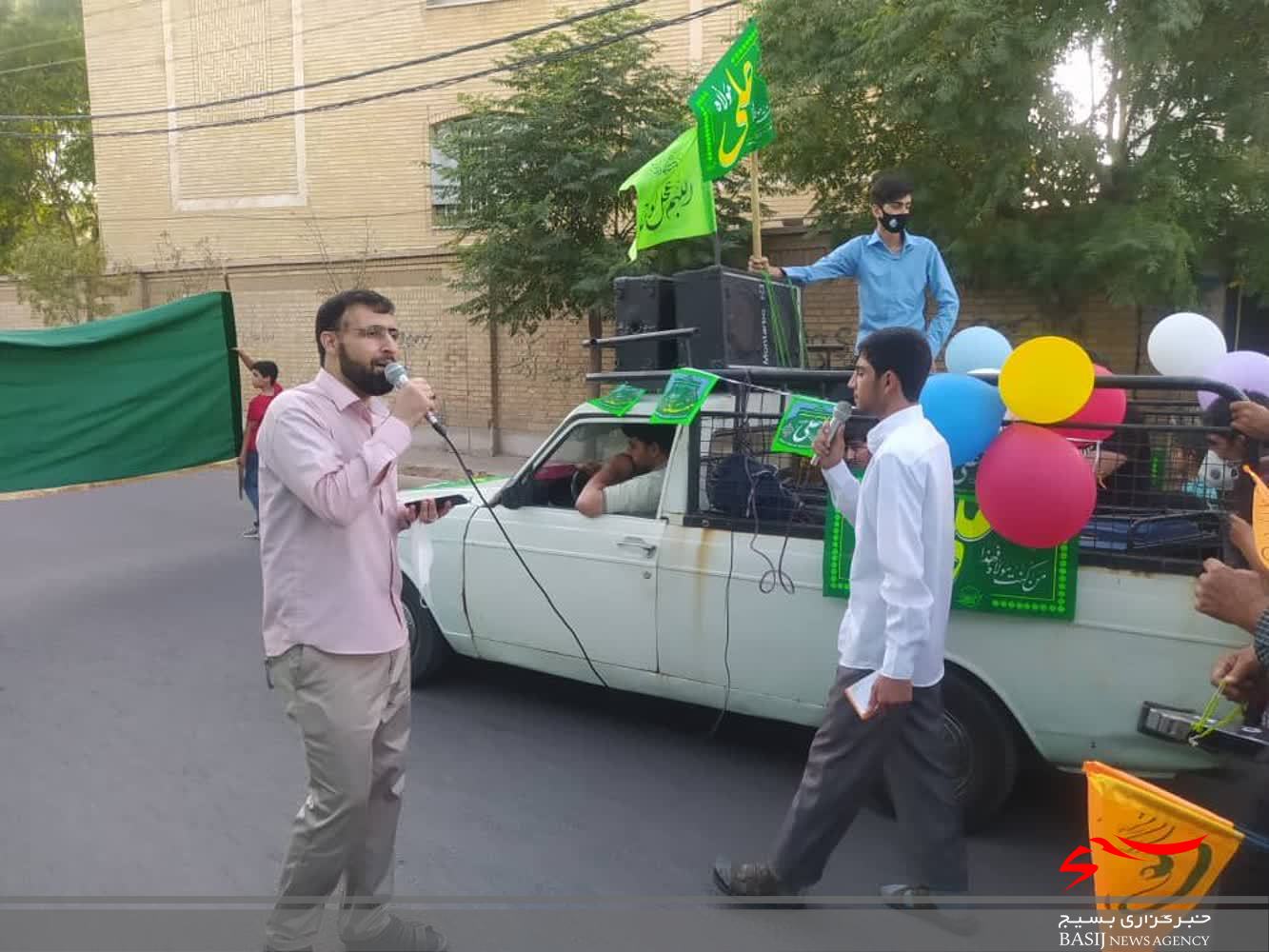 کاروان شادی بسیجیان پایگاه شهید جمراسی