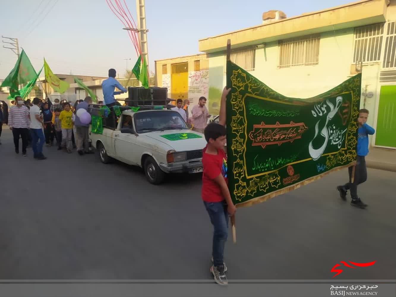 کاروان شادی بسیجیان پایگاه شهید جمراسی