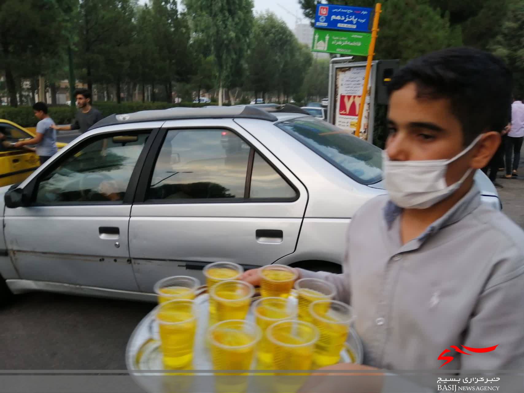 برگزاری ایستگاه صلواتی بسیجیان پایگاه سیدالشهداء (ع)