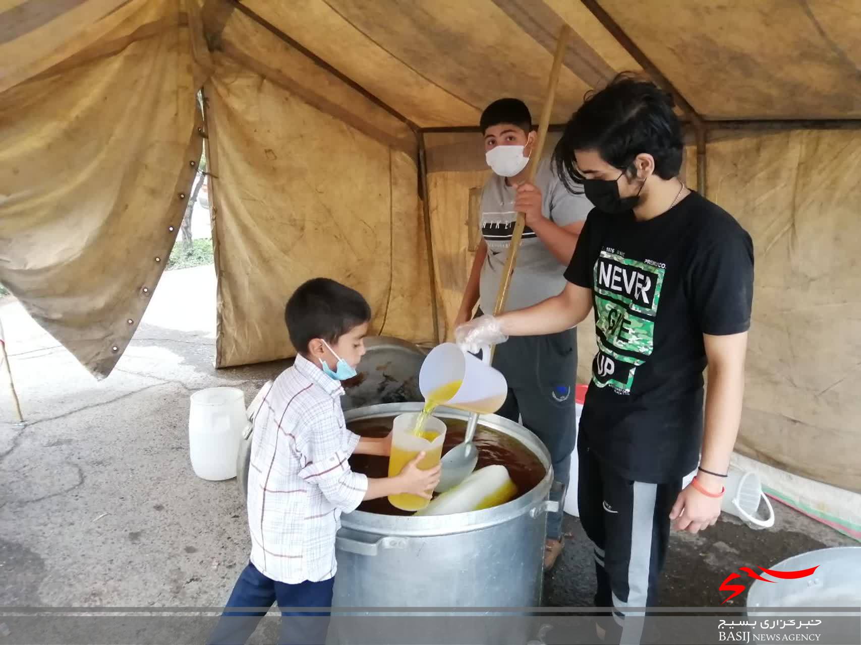 برگزاری ایستگاه صلواتی بسیجیان پایگاه سیدالشهداء (ع)