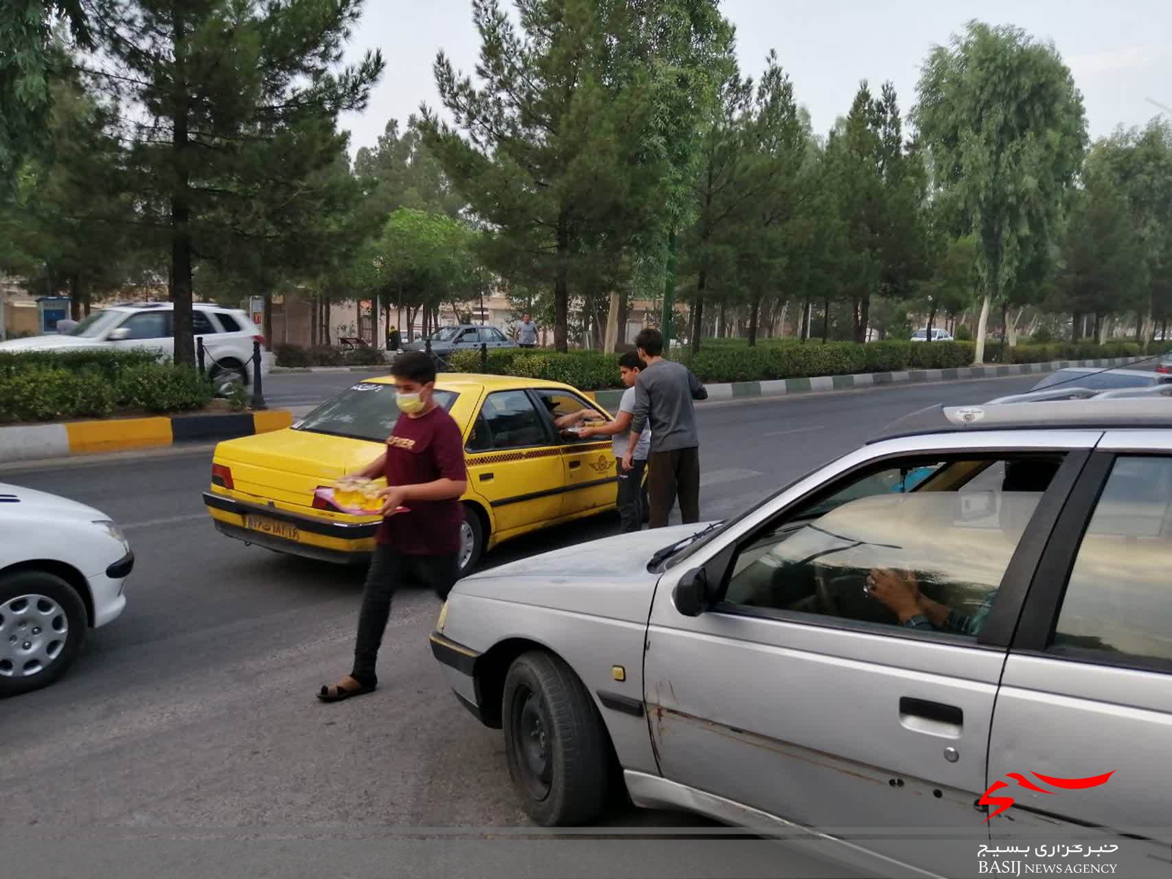 برگزاری ایستگاه صلواتی بسیجیان پایگاه سیدالشهداء (ع)