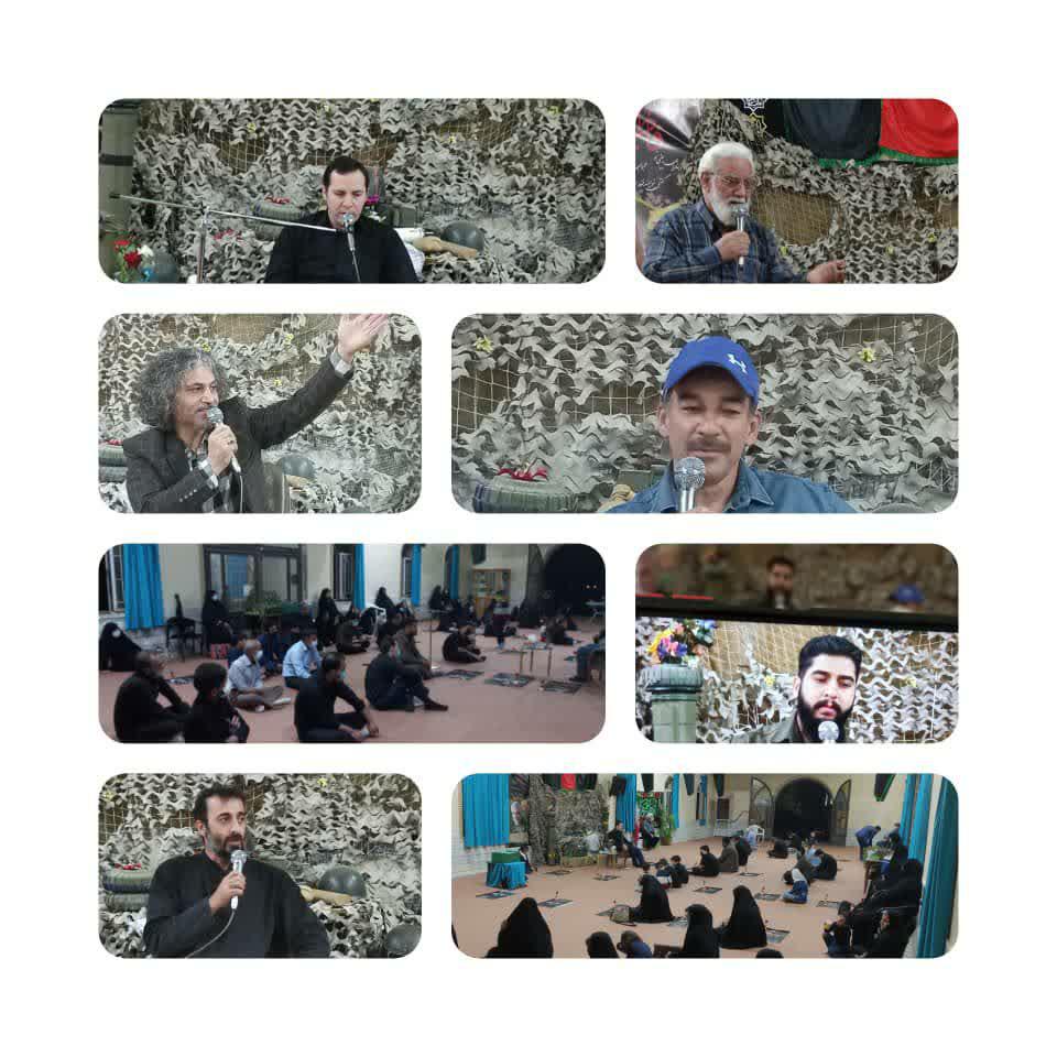 برگزاری مجمع شهدایی (دل&zwnj;های باصفا) در گلزار شهدای روستای میغان شاهرود