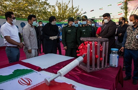 برگزاری رزمایش بزرگ حیات بخش مقابله با کرونا در تهران (قرارگاه قدس)