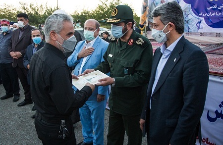 برگزاری رزمایش بزرگ حیات بخش مقابله با کرونا در تهران (قرارگاه قدس)