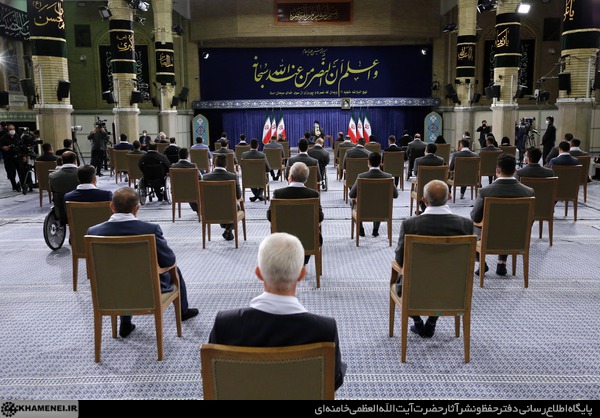 دیدار قهرمانان المپیک و پارالمپیک ایران در بازی&zwnj;های ۲۰۲۰ توکیو با رهبر انقلاب