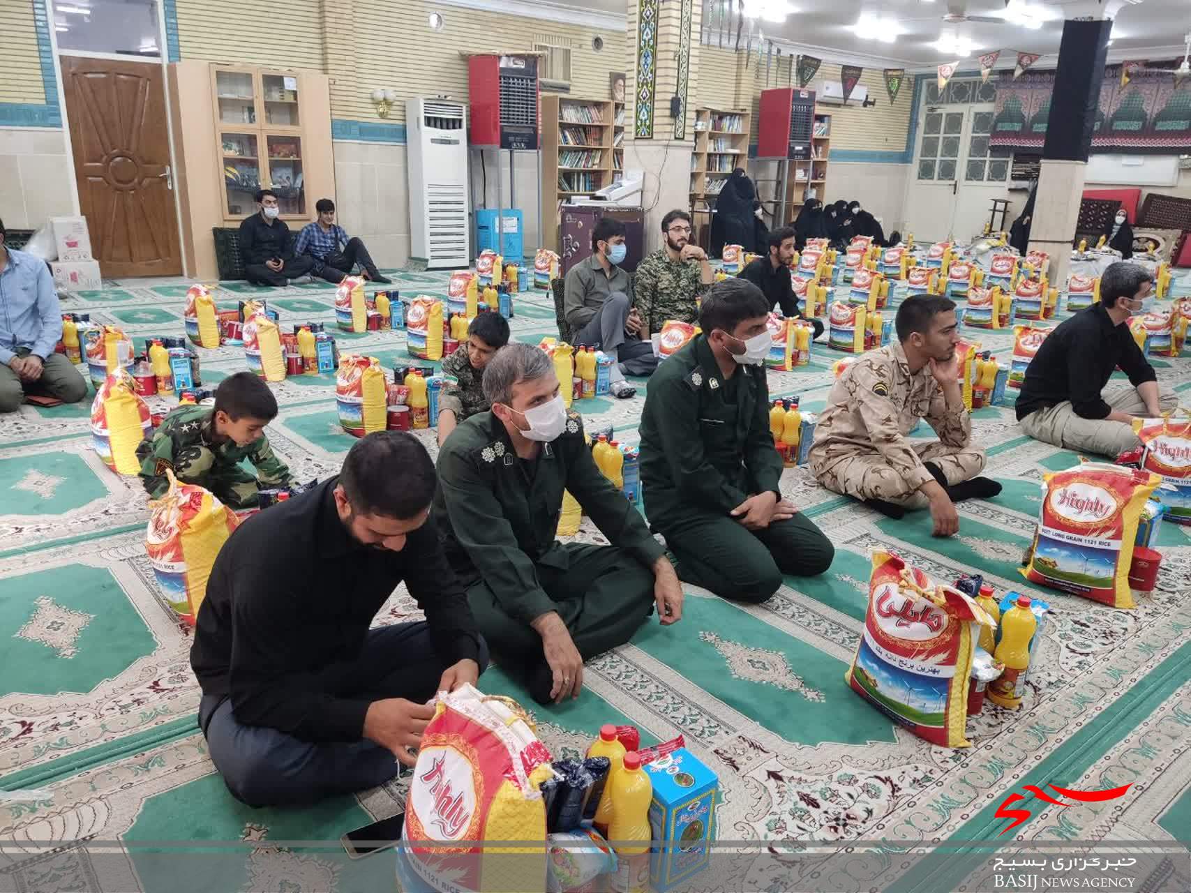 رزمایش کمک های مومنانه حوزه مقاومت شهید بهشتی+تصاویر
