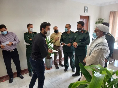 تجلیل از سربازان نمونه سپاه حضرت محمد رسول الله (ص) تهران بزرگ