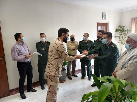 تجلیل از سربازان نمونه سپاه حضرت محمد رسول الله (ص) تهران بزرگ
