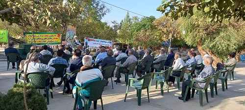 برگزاری روز بسیج پیشکسوتان کاشمر + تصاویر