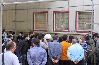 سرکشی مسئول نمایندگی ناحیه حضرت ولی عصر(عج) از سوله واکسیناسیون پارک هنرمندان