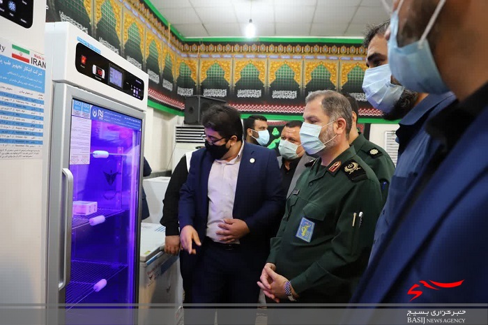 راه اندازی بیست و دومین مرکز واکسیناسیون سپاه کربلا در ساری