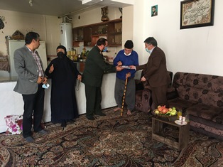 دیداربا خانواده شهدا در لردگان