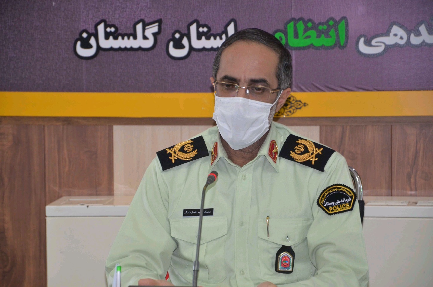 پیام تبریک فرمانده انتظامی استان گلستان به مناسبت هفته بسیج