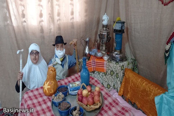 اجرای نمایش یلدای جدید و قدیم در پایگاه شهیده سمیه همدان