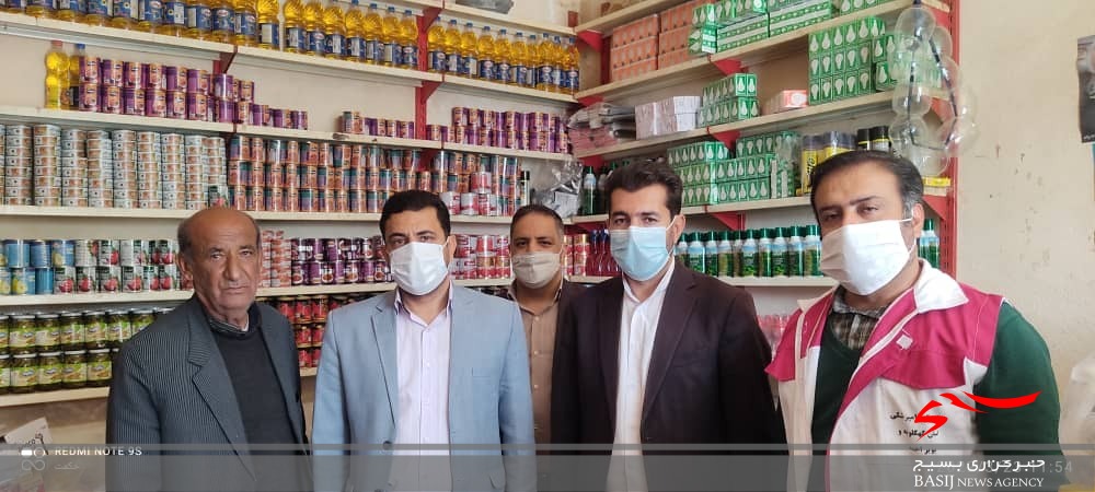 گشت مشترک در راستای طرح نظارتی نوروز و طرح ارتقاء امنیت اقتصادی در شهر لوداب