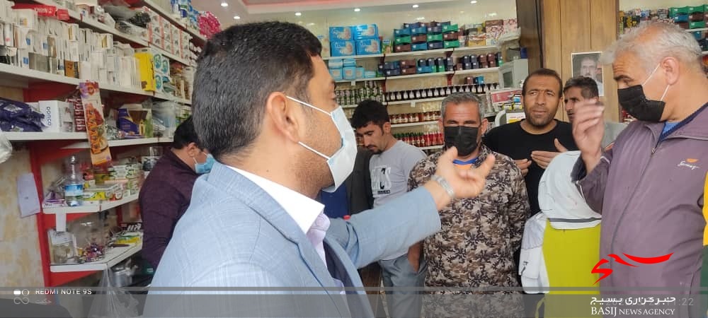 گشت مشترک در راستای طرح نظارتی نوروز و طرح ارتقاء امنیت اقتصادی در شهر لوداب
