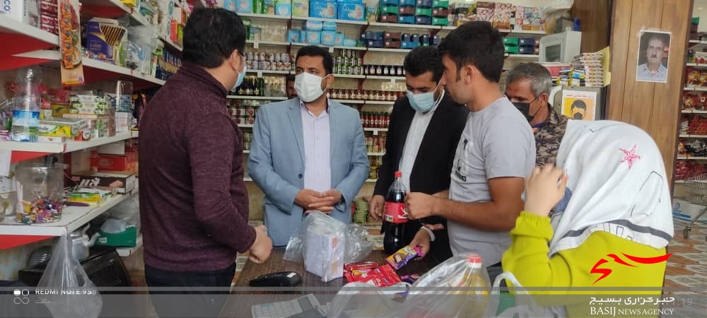 گشت مشترک در راستای طرح نظارتی نوروز و طرح ارتقاء امنیت اقتصادی در شهر لوداب