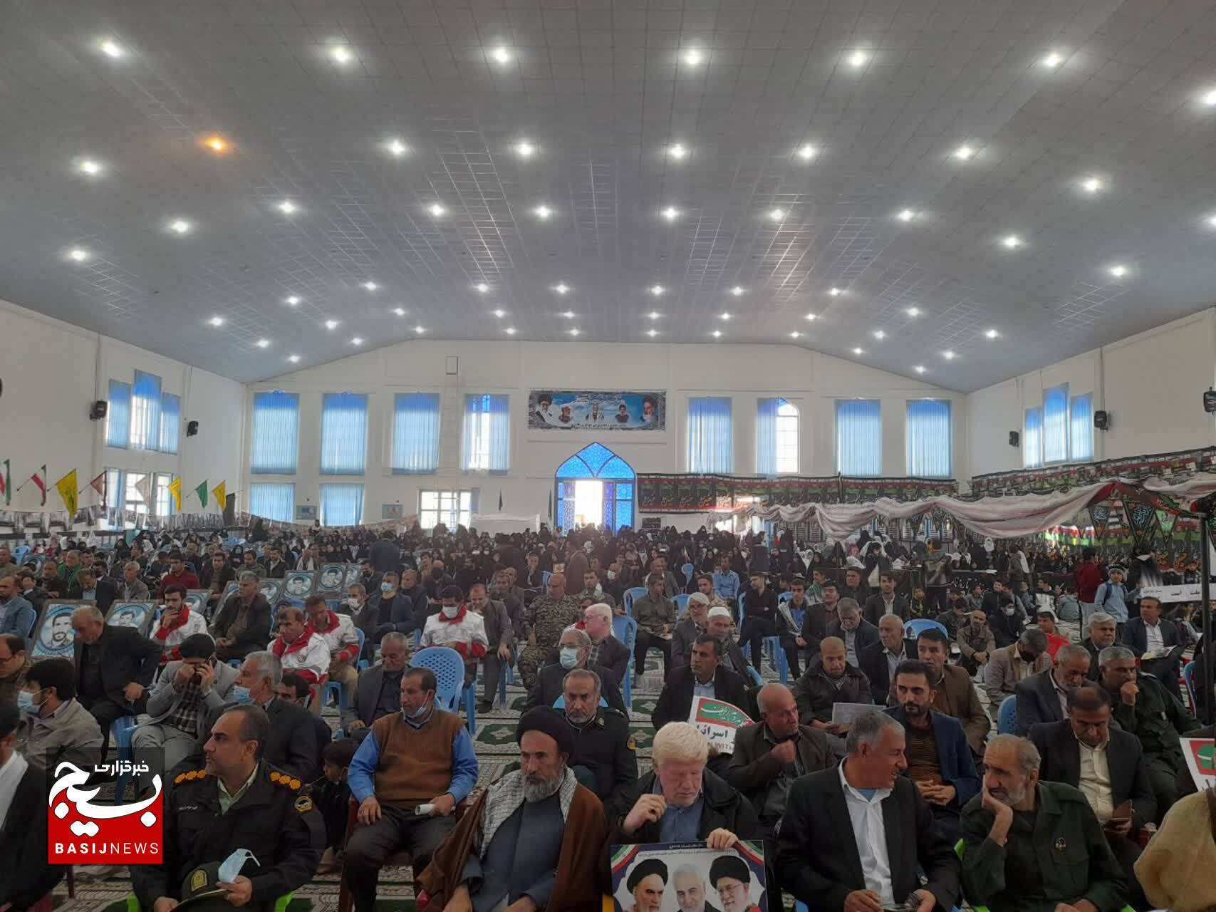 مراسم سومین سالگرد شهادت سردار سلیمانی در شهرستان لنده