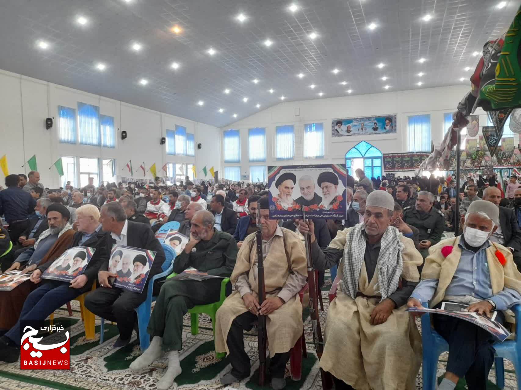 مراسم سومین سالگرد شهادت سردار سلیمانی در شهرستان لنده
