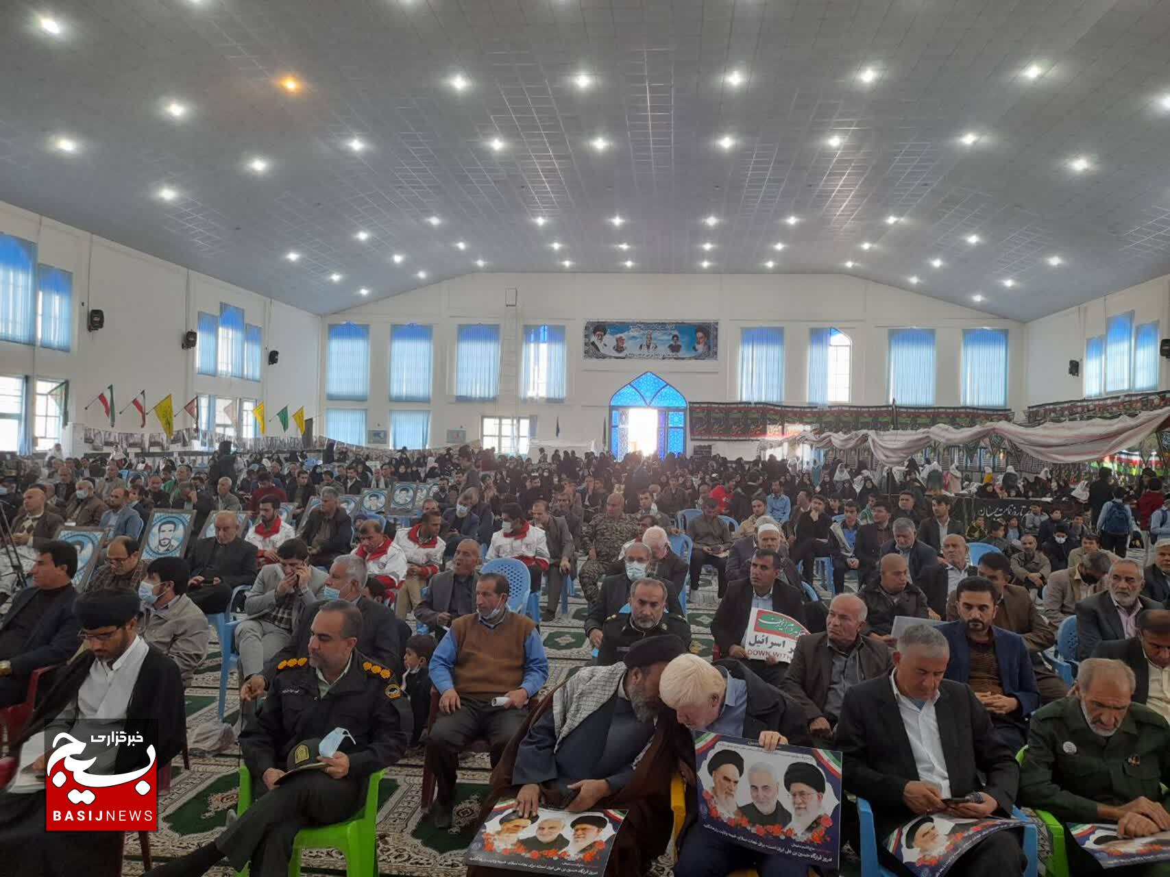 مراسم سومین سالگرد شهادت سردار سلیمانی در شهرستان لنده