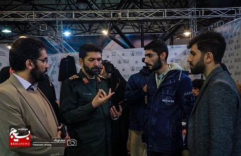 بازدید فرمانده سپاه تهران بزرگ از چهارمین رویداد سراسری تولید محتوای دیجیتال بسیج