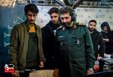 بازدید فرمانده سپاه تهران بزرگ از چهارمین رویداد سراسری تولید محتوای دیجیتال بسیج