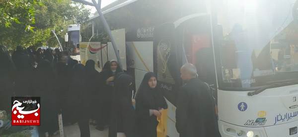 اعزام دانش آموزان مدارس دخترانه دلوار به اردوی راهیان نور