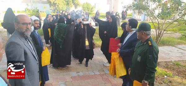 اعزام دانش آموزان مدارس دخترانه دلوار به اردوی راهیان نور