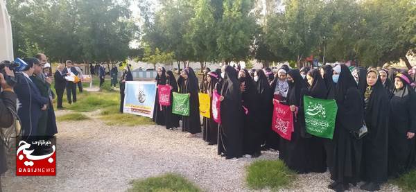 اعزام دانش آموزان مدارس دخترانه دلوار به اردوی راهیان نور