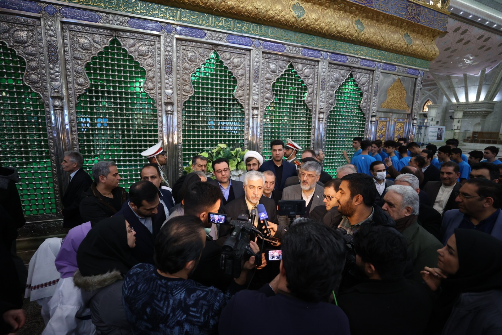 تجدید میثاق جامعه ورزش و جوانان با آرمان های بنیانگذار کبیر انقلاب اسلامی/ گزارش تصویری