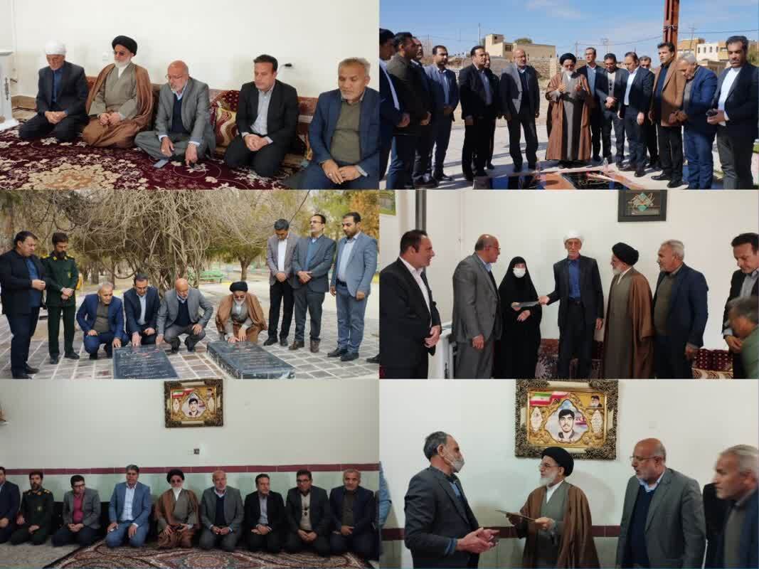 غبار روبی گلزار شهدا و دیدار با خانواده شهدا در بخش زرین آباد و میمه دهلران غبار روبی گلزار شهدا و دیدار با خانواده شهدا در بخش زرین آباد و میمه دهلران