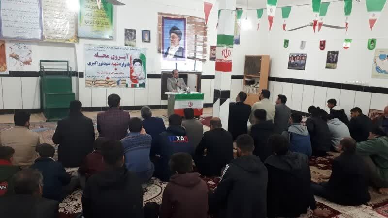  برگزاری یادواره شهید اکبری «آبروی محله» در روستای زید از توابع شهرستان بدره