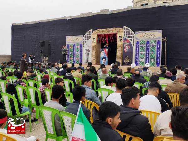 مراسم چهلمین روز خاکسپاری شهید گمنام در بندر عامری مراسم چهلمین روز خاکسپاری شهید گمنام در بندر عامری