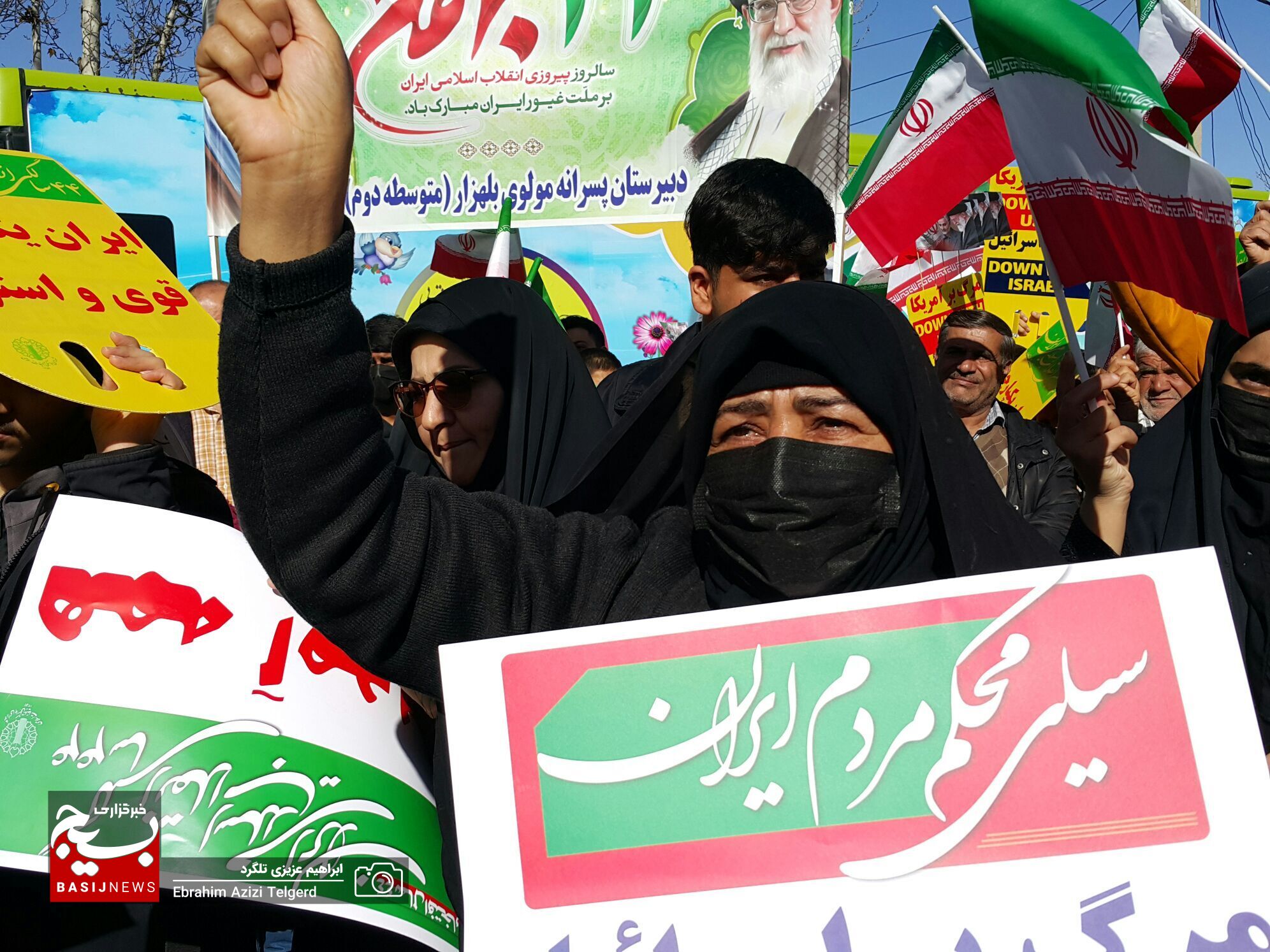 شکوه و عظمت مردم در ۲۲ بهمن در یاسوج