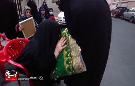 دیدار با مادر شهیدان امین ا... عبدلی و حیدری