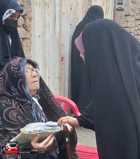 دیدار با مادر شهیدان امین ا... عبدلی و حیدری