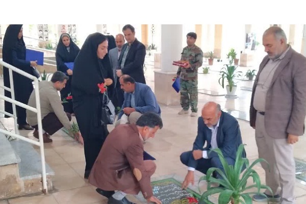 تجدید میثاق با شهداء در گناوه