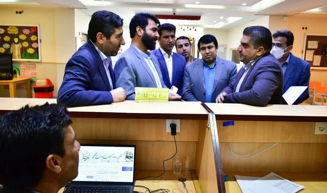 بازدید مدیرکل بازرسی کهگیلویه و بویراحمد از ستاد مرکزی اسکان نوروزی و مدارس شهرستان بویراحمد