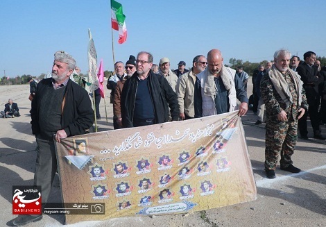 میثاق صبحگاهی طلایه داران مجاهدت با شهدا و بیعت با ولایت در پادگان دوکوهه