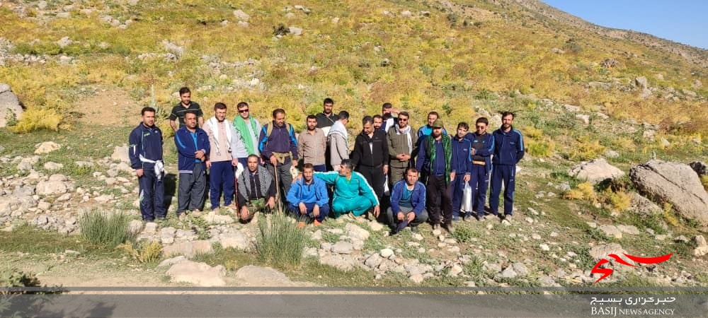 همایش پیاده روی و کوهپیمای کارکنان ناحیه مقاومت بسیج یاسوج