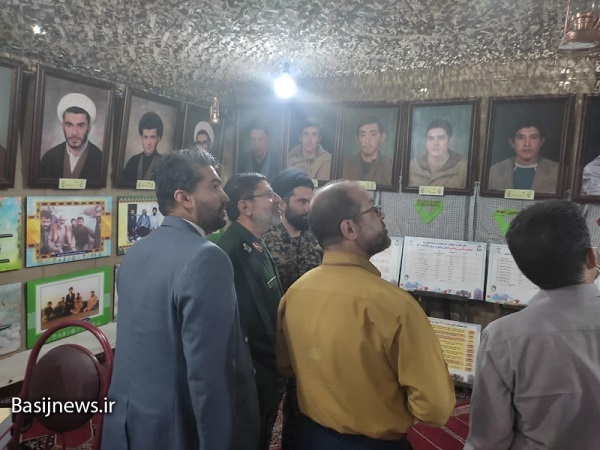 حضور چشمگیر سازمان بسیج طلاب اردبیل در نمایشگاه شهدای روحانی کشور