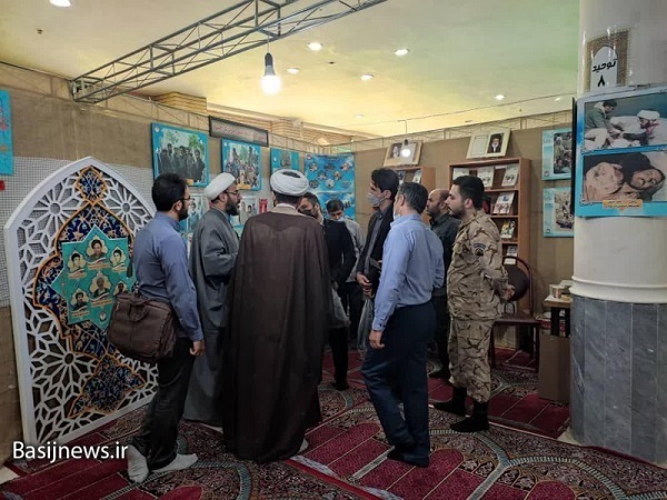 حضور چشمگیر سازمان بسیج طلاب اردبیل در نمایشگاه شهدای روحانی کشور
