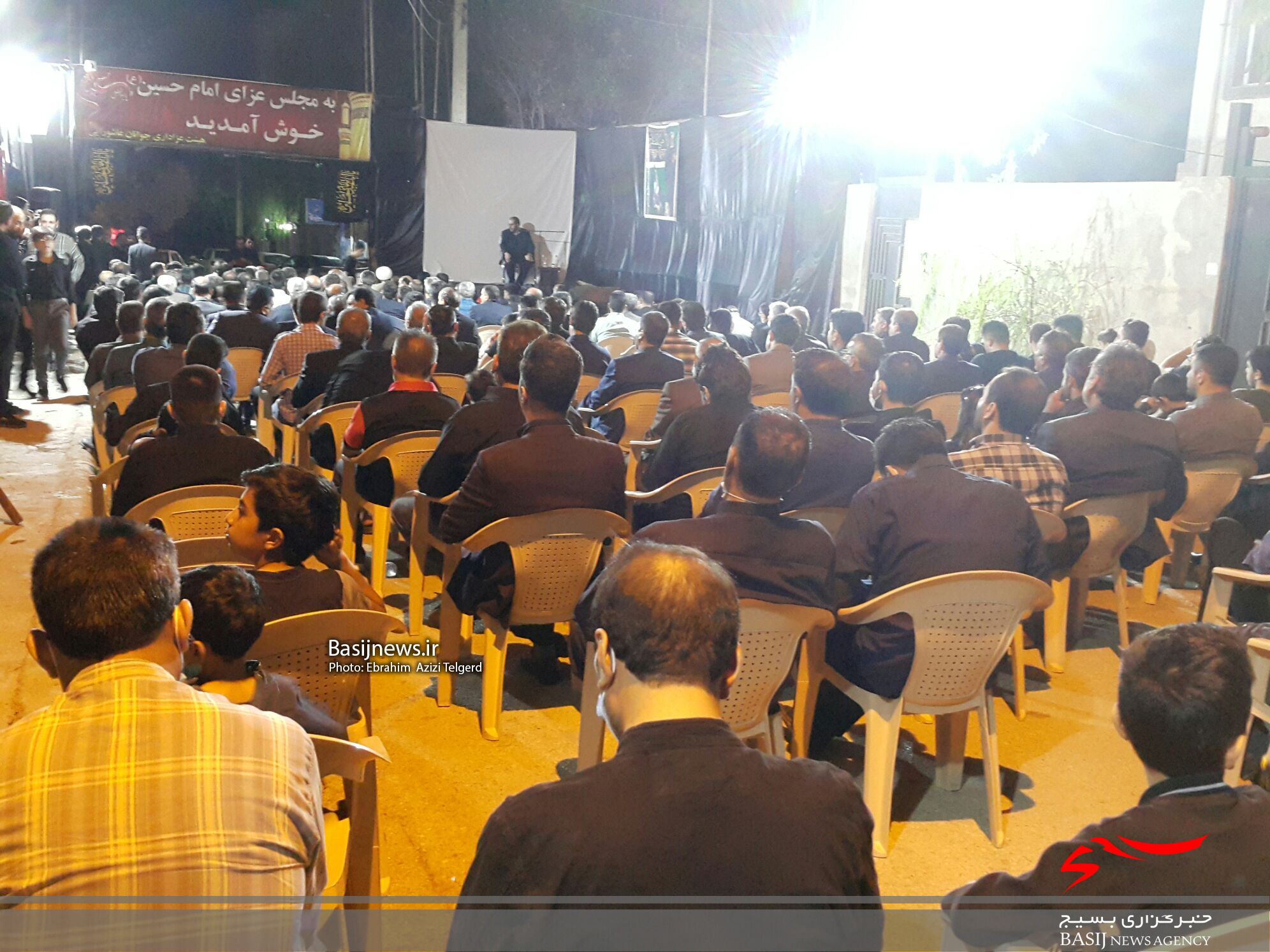 تصاویر  زیبا از شب عاشورای حسینی در یاسوج