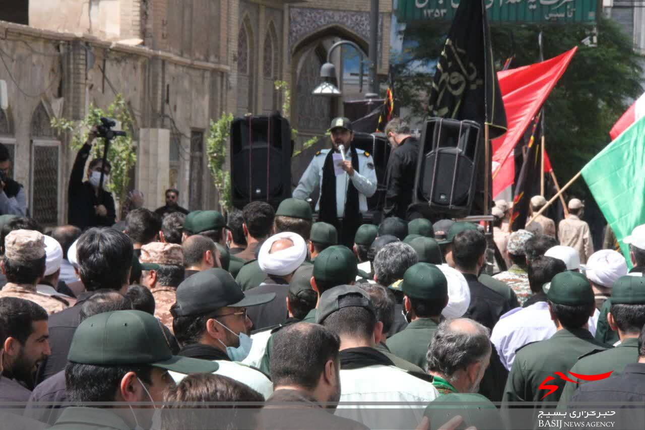 آیین سوگواری نیروهای مسلح استان قم برگزار شد آیین سوگواری نیروهای مسلح استان قم برگزار شد