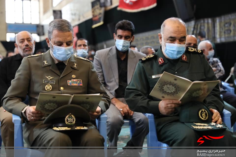 مراسم ترحیم پدر سردار غلامرضا سلیمانی برگزار شد