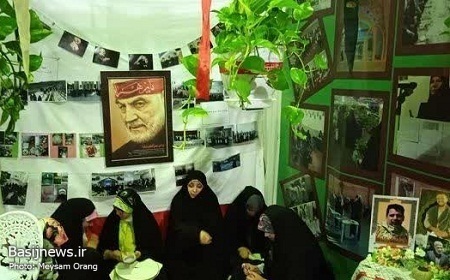 برپایی نمایشگاه طرح اسوه پایگاه های مقاومت بسیج شهید محلاتی