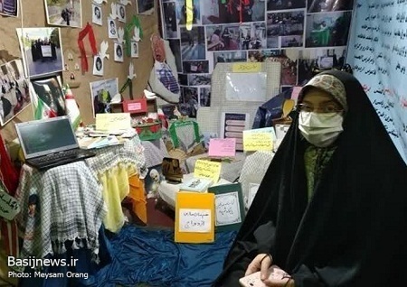 برپایی نمایشگاه طرح اسوه پایگاه های مقاومت بسیج شهید محلاتی