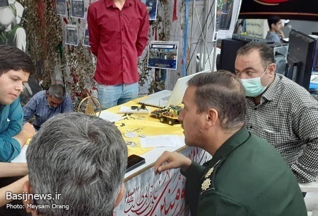 برپایی نمایشگاه طرح اسوه پایگاه های مقاومت بسیج ناحیه حبیب ابن مظاهر