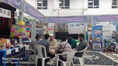 برپایی نمایشگاه طرح اسوه پایگاه های مقاومت بسیج ناحیه حبیب ابن مظاهر