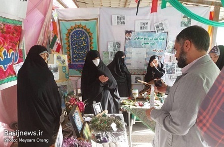 برپایی نمایشگاه پایگاه های اسوه در ناحیه مقاومت بسیج سلمان فارسی